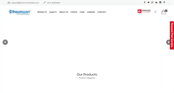 Desktop Screenshot of paramountblades.com